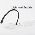 Rimless Reading Anti Blue Light Glasses Women Men Square Frameless Retro Clear Lens Presbyopic Reading Glasses for Women.
