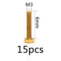 M3 M4 M5 M6 M8 M10 M12 Brass Hexagon Machine Screw Copper Hex Metric Bolts Length 6mm-100mm DIY Tool. 