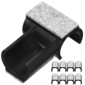 Felt floor protector chair leg cap Hairy leg pad U-shaped furniture cushion Chair. 