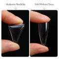 24 Pieces/Set No Engraving Strong Toughness Nail Patch Transparent Ultra-thin Manicure Piece Ultra-thin Non-marking Nail Sheet Nail Products for Women. 