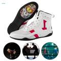 Wrestling Shoes Fitness Sneakers Training Accessories Boxing Shoes Footwear for Sparring Length 24cm. 