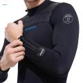 Diving Wetsuit Water Resistant Swimming Costume Thermal Full suits Swimsuits for Kayak S Male Black.