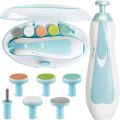 Baby Nail Trimmer Electric Safe Baby Nail File with LED Light. 