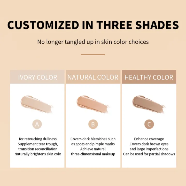 HEYXI%203%20Colors%20Concealer%20Cover%20Acne%20Marks%20Dark%20Circles%20Long-lasting%20Moisturizing%20Waterproof%20Sweatproof%20Facial%20Cosmetics%20-%20Image%204
