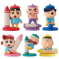 【selevn roind】Crayon Shin Chan Action Figure Japanese Kawaii Figurines Collectibles Cartoon Movie Peripheral Toy Gifts for Children Kawaii Toy.
