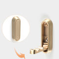 Qiunery Foldable Invisible Hook, Hidden Clothes Hook, 90 ° Rotation Folding Retractable Wall Hook, Round Edges And Corners Coat Hooks For Scarf, Hat, Robe, Key, Purse. 