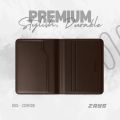 Zays Premium Leather Super Slim Card Holder Mini Wallet Handcrafted Durable Stylish Compact Wallet for Men And Women | Credit And Debit Card Holder Slim Wallet for Travel And Everyday Use (Brown).