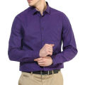 Purple Cotton Formal Shirt For Men - Formal Shirt For Men. 