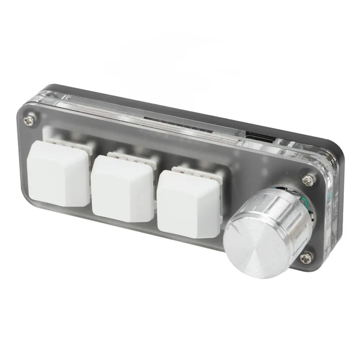 Gaming%C2%A0Keyboard,%20Mini%20Keypad%20Portable%203%20Key%20White%20for%20Laboratory%20-%20Image%204