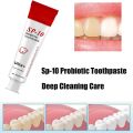 Sp-10 Probiotic Toothpaste,Whitening Toothpaste,Fresh Breath,Deep Cleaning Care. 