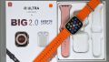 New i8 Ultra Big 2.0 Infinite Display Dual Band Smartwatch With Earbuds.