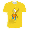 Disney Simpsons Cartoon Anime Simpson 3D Print Streetwear Men Women Fashion Oversized T Shirt Kids Boys Girls Tees Tops. 