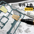 Chrome Plated Painting Pen Gundam Parts Color Coating Hardware Color Supplement Marking Pen Waterproof Quick-Drying Highlight Marker Pen.