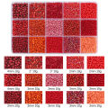 1 Set/Box Multicolor Rice Beads and Tube Beads For DIY Jewelry Making. 