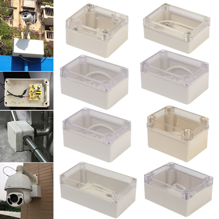 Waterproof Transparent Cover Enclosure Instrument Housing Case Plastic Junction Box Electrical Project Boxes Outdoor Accessories