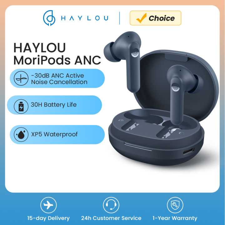 HAYLOU MoriPods ANC TWS Wireless Headphones Bluetooth5.2 Earphones
