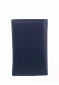 Black Trifold Wallet Featuring Key Holder made with Genuine Leather.