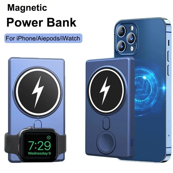 Magnetic Power Bank For Iphone 14 13 12 11Max Apple Watch