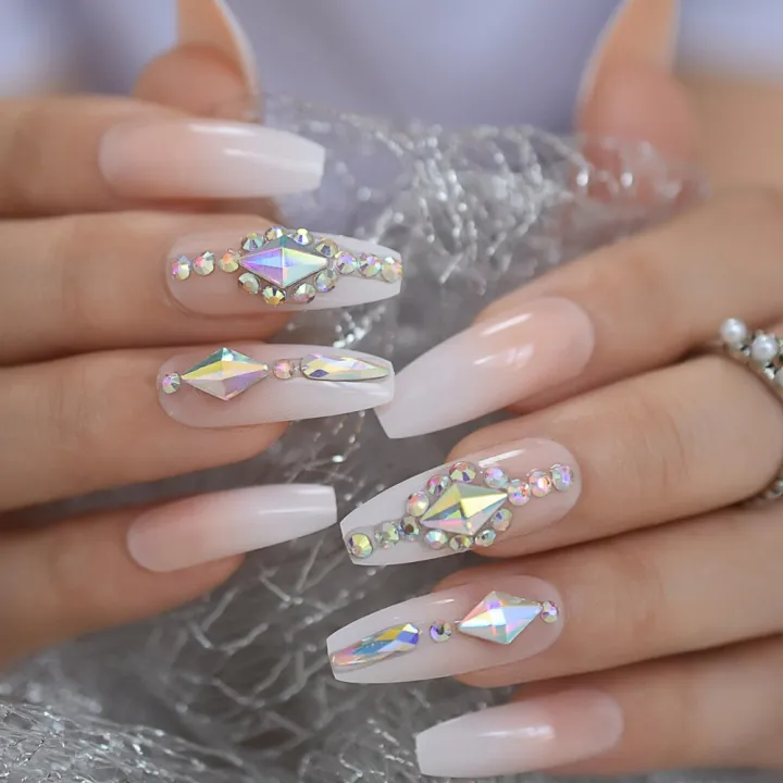 %E3%80%90The%20road%20to%20happiness%20Store%E3%80%91Luxury%20Nails%20Custom%20Stones%20Decorated%20Nail%20Art%20Tips%20Luxe%20Icy%20Shape%20Press%20On%20Nails%20Natural%20with%20Glue%20Sticker%20-%20Image%203
