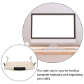 Keyboard Tray Slide Office Drawer Storage Desktop under Table Mount System Plastic Computer for Typing. 