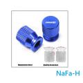 Model Universal Wheel Nozzle Cap- CNC Alloy - Blue.
