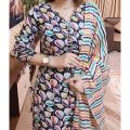 Unstitched High Quality Skin Print Cotton Three Piece Set for Women Fashionable, Comfortable, Stylish, New Collection.