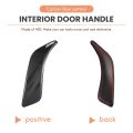 Carbon Fiber Car Inner Door Handle Trim Pull Grab Panel Handle Cover. 