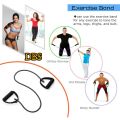 120cm Elastic Resistance Bands Yoga Pull Rope Fitness Workout Sports Bands. 