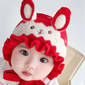Knitted Cartoon Rabbit Baby Beanie Hat Winter Autumn Infant Sweater Knit  Ear Children Hat Bonnet Boys Girls Beanie Christmas Hats. 