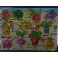 Wooden Education Puzzle for Kids - Multicolor.