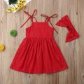 Beautiful frock with Ribbon sleeves for 6month to 5yrs baby girl, in 6 different color..