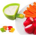 12pcs Dip Clip Bowl Plate Holder for Spice Tomato Sauce Salt Veggie Vinegar Ketchup Chips Chip Holders Plate Condiment Cups.