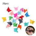 20Pcs Cute Candy Color Small Butterfly Hair Claws Lovely Hair Clips for Children Hairpins Kids Fashion Hair Accessories Girls. 