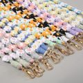 Sweet Woven Cotton Rope Cellphone Lanyard Long Style Hangneck Mobile Phone Chain For Women Girls Phone Case Clip Chain Jewelry. 