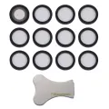 12 Pcs Set 20mm Humidifier Ceramics Disc Kit for Mist Maker Ultrasonic Humidifier Fogger - Mist Maker Parts Transducer Ceramics Disc Set. 