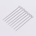 100pcs Stainless steel Eye Pins Findings Eye Head Pins For Jewelry Making Supplies DIY Craft Accessories. 