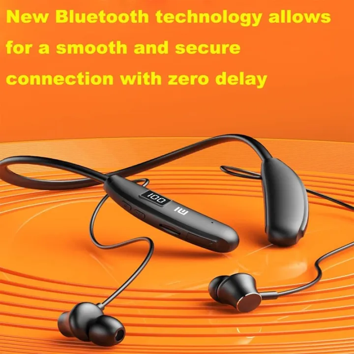 XIAOMI%20Wireless%20Headphones%20200%20Hours%20Playback%20Bluetooth%20Earphone%20Neckband%20Bass%20Sport%20Headphone%20Headset%20with%20Mic%20Waterproof%20Hifi%20-%20Image%204