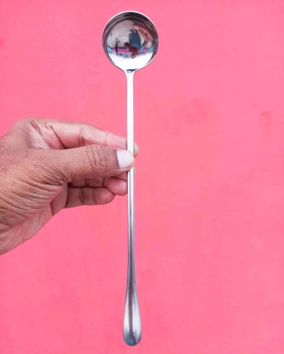 Steel%20Long%20handle%20Pickle%20Spoon%20Round%20Shape%20-1%20Pieces-23cm/9%20Inch%20-%20Image%205