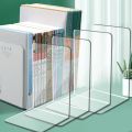【Big-promotion】 Book Holder L-shaped Desk Bookends Durable Display Book Stand Simple Book Support Rack Magazine. 