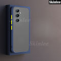 Phone case For Realme C65 Back cover Transparent Soft Edge Matte Silicone Frame Hard Clear Protecive Back Cover For Realme C65 Cover cases. 