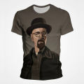 Breaking Bad T-Shirts Vintage Gothic Men Short Sleeve Oversized Casual Streetwear Summer Sport Tops Breathable Quick Drying Tees.
