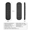 M5 IR 2.4G Air Mouse Remote Touchpad for Android TV Box PC Wireless Keyboard Flying Mouse(with Color Backlit) Easy Install Easy to Use. 