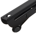2Pcs Under Desk Keyboard Tray Foldable Brackets with Clamp 9x4.3cm.