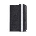 RFID Blocking Adhesive Genuine Leather Credit Card Pocket Sticker Pouch Holder Case for Cell Phone. 