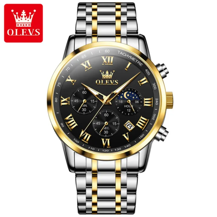 Olevs%205529%20Stainless%20Steel%20Chronograph%20Wrist%20Watch%20For%20Men%20-%20Image%204