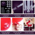 Balloon Stand/Balloon Holder Column With 7 Sticks For Party Balloons Decoration (Pack of 1 Pcs). 