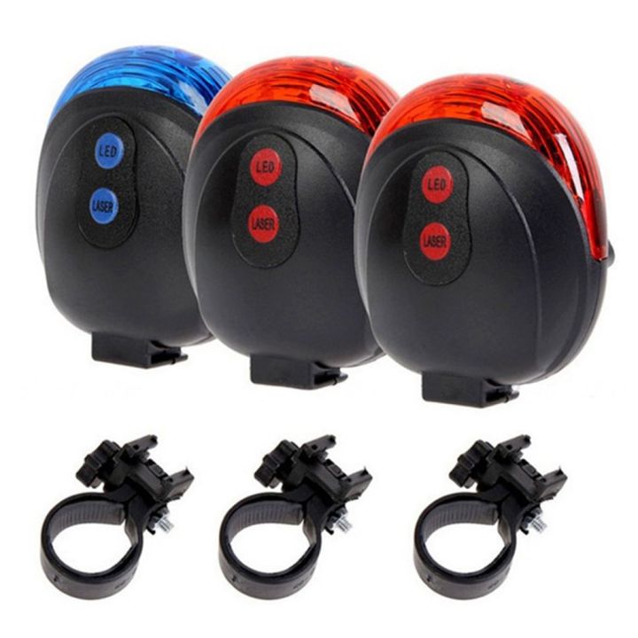 Hot!%201PC/2PCS%20Bicycle%20Bike%20Safety%20Warning%20Led%20light%20bicycle%20laser%20lights%20LED%20Flashing%20Lamp%20Tail%20Light%20Rear%20Cycling%205%20LED+2%20Laser%20-%20Image%205