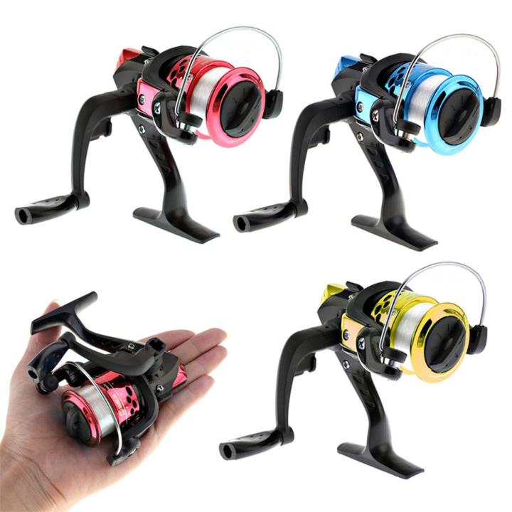 Ice Reel Right/Left Handed Adjustable Lightweight Raft Wheel Fly Fishing Wheel For Spring Water Gear D 40mm