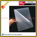 Documents Folder File Transparent Clear  A4 Size Paper Organizer 8.5 x 12 Inch Pack of 10 pcs. 