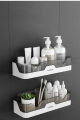 ​Bathroom Shelf Organizer Wall Mount Plastics Toiletries Holder No Drill Shower Storage Rack Corner Shelves Bathroom Accessories_D Shop. 